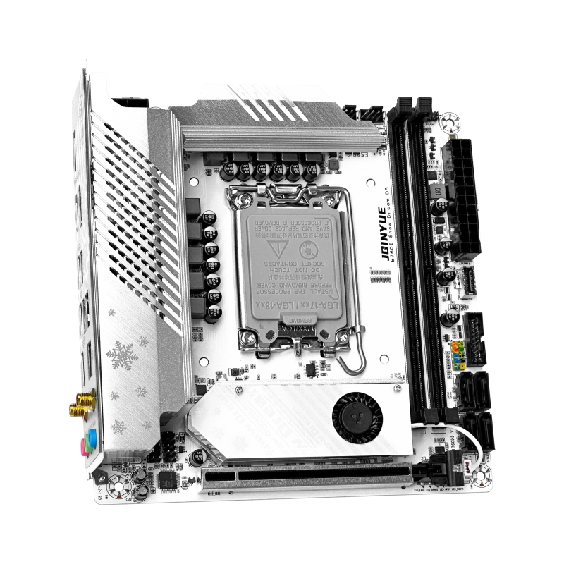 Placa-mãe JGINYUE B760i LGA 17 - Lga 1700 Ddr5 Itx Motherboard avaliação e preço