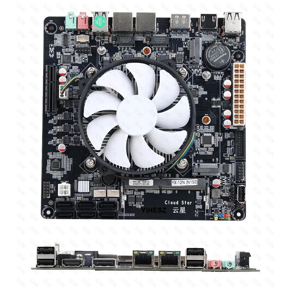 Placa-Mãe NAS de 6 Baias N100/ - Nas Motherboard N100 6 Sata avaliação e preço