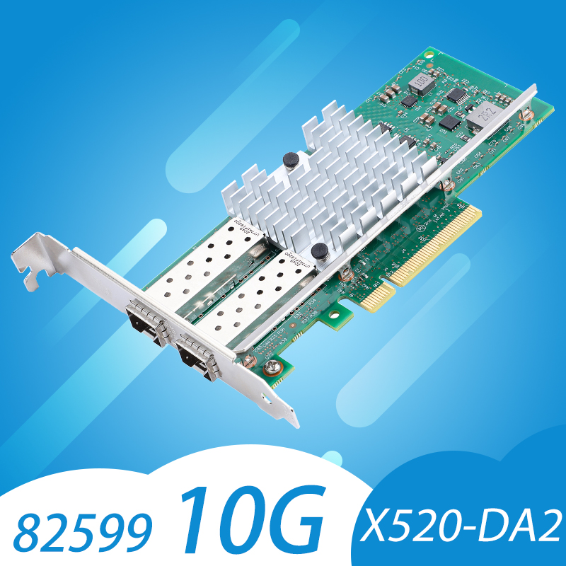 Intel X520-DA2 10Gb SFP+ PCI-E - 10Gb Sfp+ Pcie Network Card Dual Port avaliação e preço