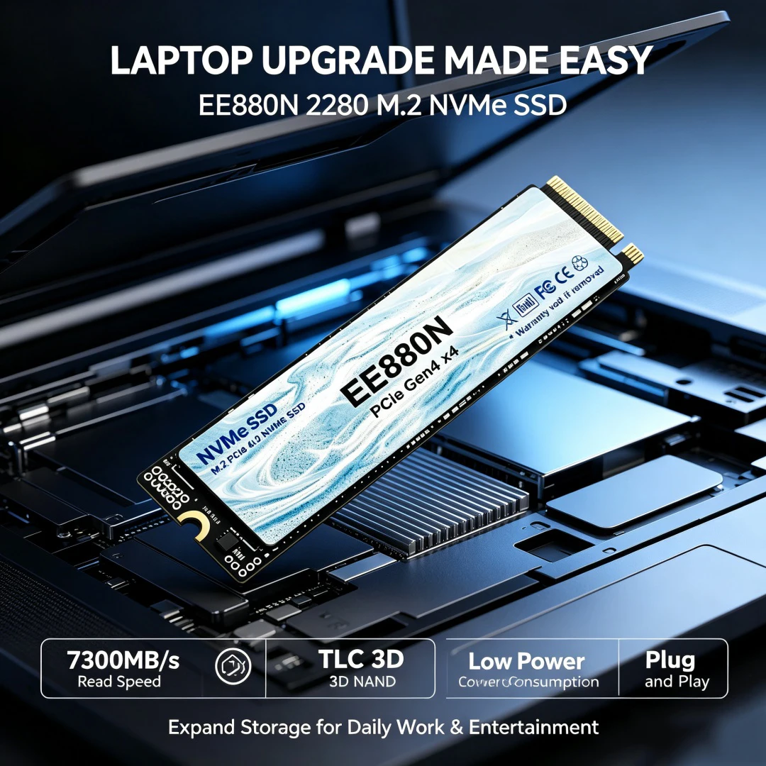 SSD NVMe EE880N M.2 2280 PCIe  - M.2 Nvme 4Tb Pcie 4.0 Ssd avaliação e preço
