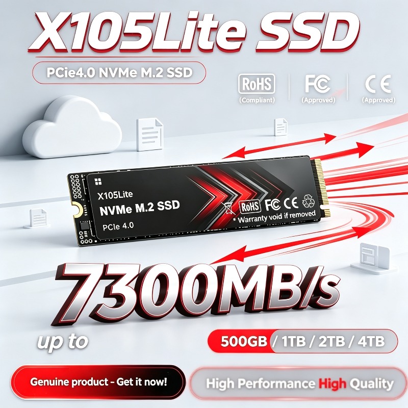 X105Lite M.2 NVMe SSD PCIe 4.0 - M.2 Nvme 4Tb Pcie 4.0 Ssd avaliação e preço